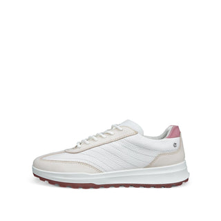 ECCO Golf Street Vibe Ladies Golf Shoes - Limestone, White & Blush