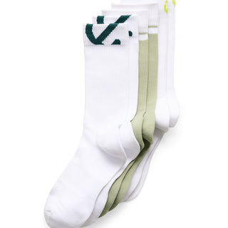 ECCO Active Everyday Mid-Cut Ladies Socks - Tea & White