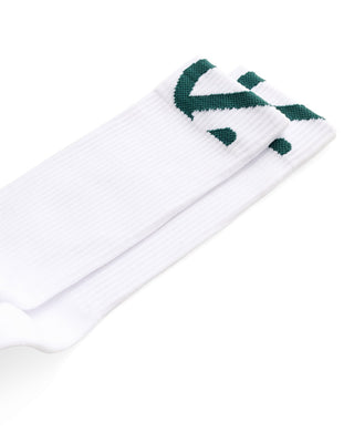 ECCO Active Everyday Mid-Cut Ladies Socks - Tea & White