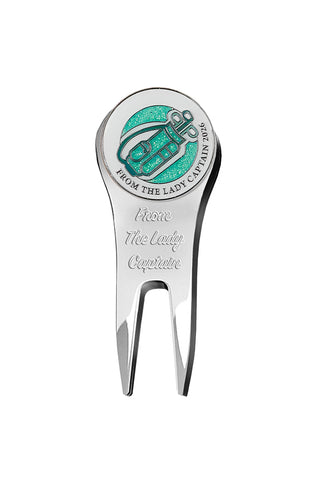 From the Lady Captain 2026 Golf Pitch Repairer & Ball Marker Gift Set - Aqua