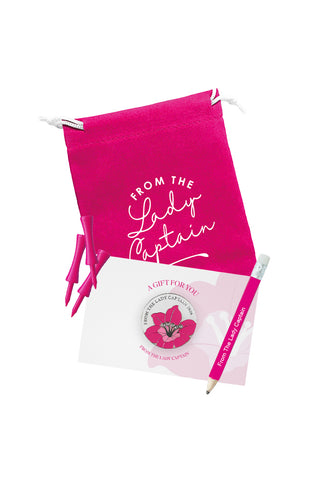 From the Lady Captain 2026 Ball Marker & Prizes Gift Set - Azalea Pink