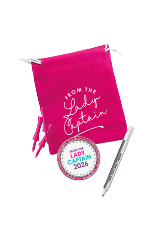 From the Lady Captain 2026 Ball Marker & Prizes Gift Set - Azalea Pink