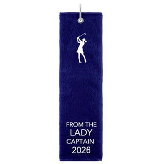 From the Lady Captain 2026 Tri Fold Golf Towel