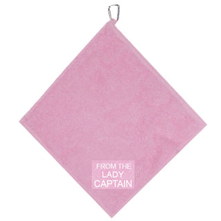 From the Lady Captain Retractable Towel - Pale Pink