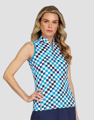 Tail Ladies Golf Electa Sleeveless Top - Dynamic Geo