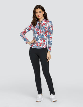 Tail Ladies Radley Long Sleeve Polo - Palm Breeze