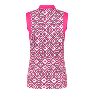 Tail Ladies Zosia Sleeveless Polo - Labyrinth