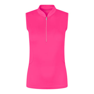 Tail Ladies Brixlynn Sleeveless Polo - Passion Pink