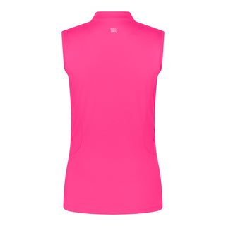 Tail Ladies Brixlynn Sleeveless Polo - Passion Pink