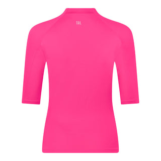 Tail Ladies Khaira Elbow Sleeve Polo - Passion Pink