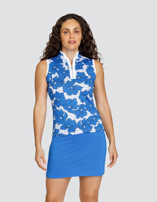 Tail Ladies Avarae Sleeveless Polo - Sicilly Blooms