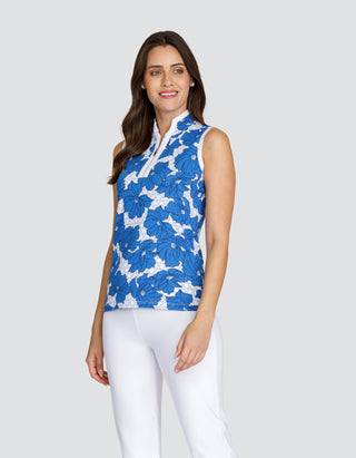 Tail Ladies Avarae Sleeveless Polo - Sicilly Blooms