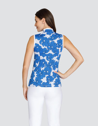 Tail Ladies Avarae Sleeveless Polo - Sicilly Blooms