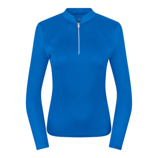 Tail Ladies Elianne Long Sleeve Polo - Victoria Blue