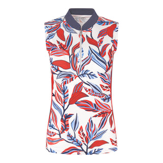 Tail Ladies Cley Sleeveless Golf Polo Shirt - Galleria Foliage