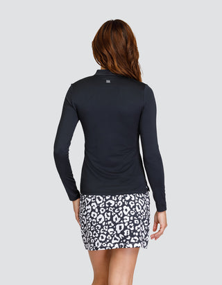 Tail Ladies Giralia Long Sleeve Polo - Onyx