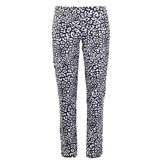 Tail Ladies Golf Mulligan Pull On Trousers 31 Inch - Onyx Leopard