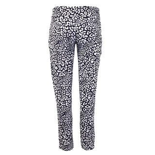 Tail Ladies Golf Mulligan Pull On Trousers 31 Inch - Onyx Leopard
