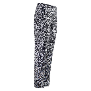 Tail Ladies Golf Mulligan Pull On Trousers 31 Inch - Onyx Leopard
