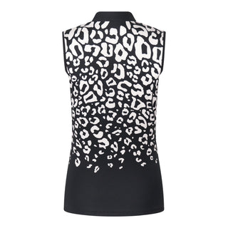 Tail Ladies Vitoria Sleeveless Polo - Panther Ombre