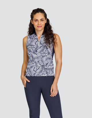 Tail Ladies Alanie Sleeveless Polo - Victory Wreath