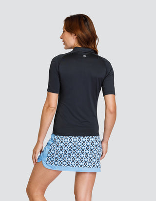 Tail Ladies Elaura Short Sleeve Polo - Onyx