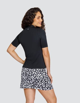 Tail Ladies Elaura Short Sleeve Polo - Onyx