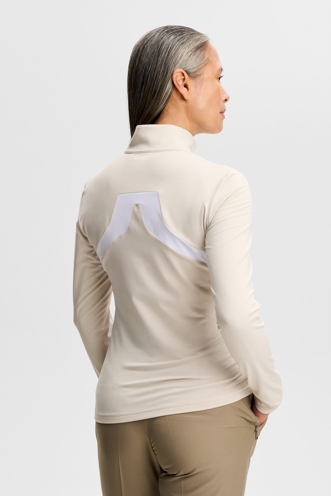 Janice Long Sleeve Mid Layer - Moonbeam