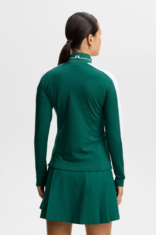 Hertta Long Sleeve Polo - Forest Biome