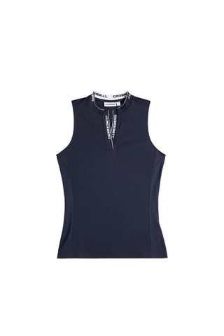 Leya Sleeveless Golf Top - JL Navy