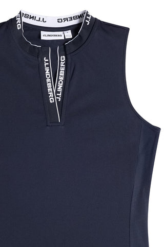 Leya Sleeveless Golf Top - JL Navy