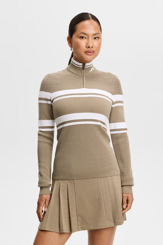 Ariadne Knit Quarter Zip - Brindle