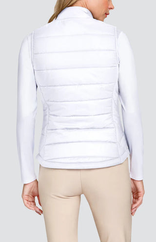 Tail Ladies Golf Sonny Quilted Vest - White