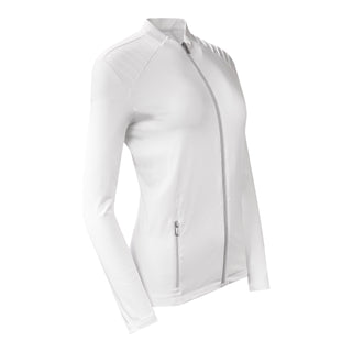 Tail Ladies Golf Siona Full Zip Golf Jacket - Chalk White