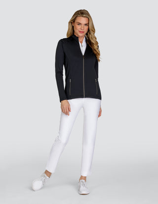 Tail Ladies Golf Siona Full Zip Golf Jacket -Onyx (Black)