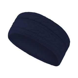 Surprizeshop Ladies Golf Knitted Fleece Lined Headband -Navy