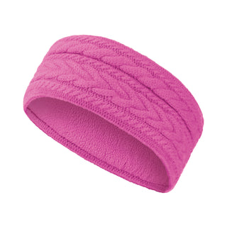 Ladies Golf Knitted Pink Fleece Lined Headband - Surprizeshop