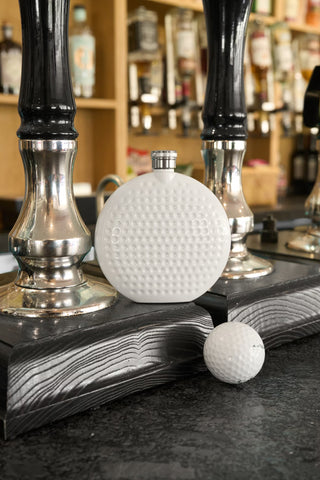 Golf Ball 6oz Hipflask