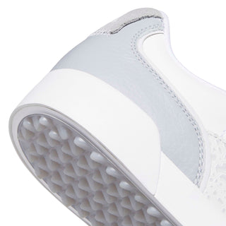 Womens Waterproof Retrocross 25 Spikeless Golf Shoes - White, Silver & Grey
