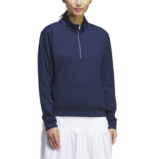Adidas Womens Ultimate365 Long Sleeve Half Zip - Collegiate Navy