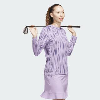 Adidas Womens Ultimate365 Hooded Golf Sweatshirt - Lilac