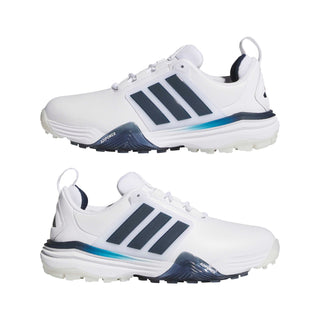 Adidas Womens Adipower 26 Waterproof Golf Shoes - White, Crystal & Navy