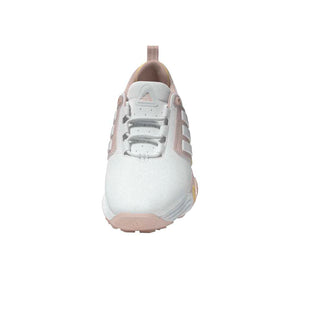 Adidas Womens Adipower 26 Waterproof Golf Shoes - White, Pink & Tangerine