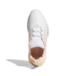 Adidas Womens Adipower 26 Waterproof Golf Shoes - White, Pink & Tangerine