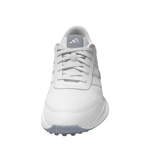 Adidas Womens S2G 26 Leather Spikeless Waterproof Golf Shoes - White & Silver
