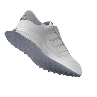 Adidas Womens S2G 26 Leather Spikeless Waterproof Golf Shoes - White & Silver