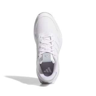 Adidas Womens S2G 26 Leather Spikeless Waterproof Golf Shoes - White & Silver