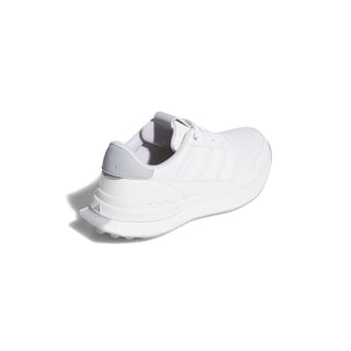 Adidas Womens S2G 26 Leather Spikeless Waterproof Golf Shoes - White & Silver
