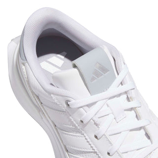 Adidas Womens S2G 26 Leather Spikeless Waterproof Golf Shoes - White & Silver