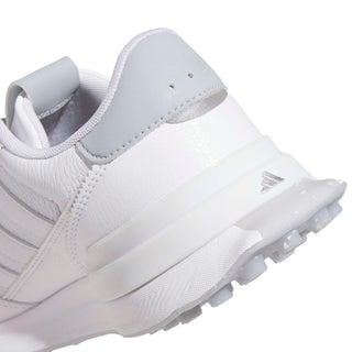 Adidas Womens S2G 26 Leather Spikeless Waterproof Golf Shoes - White & Silver